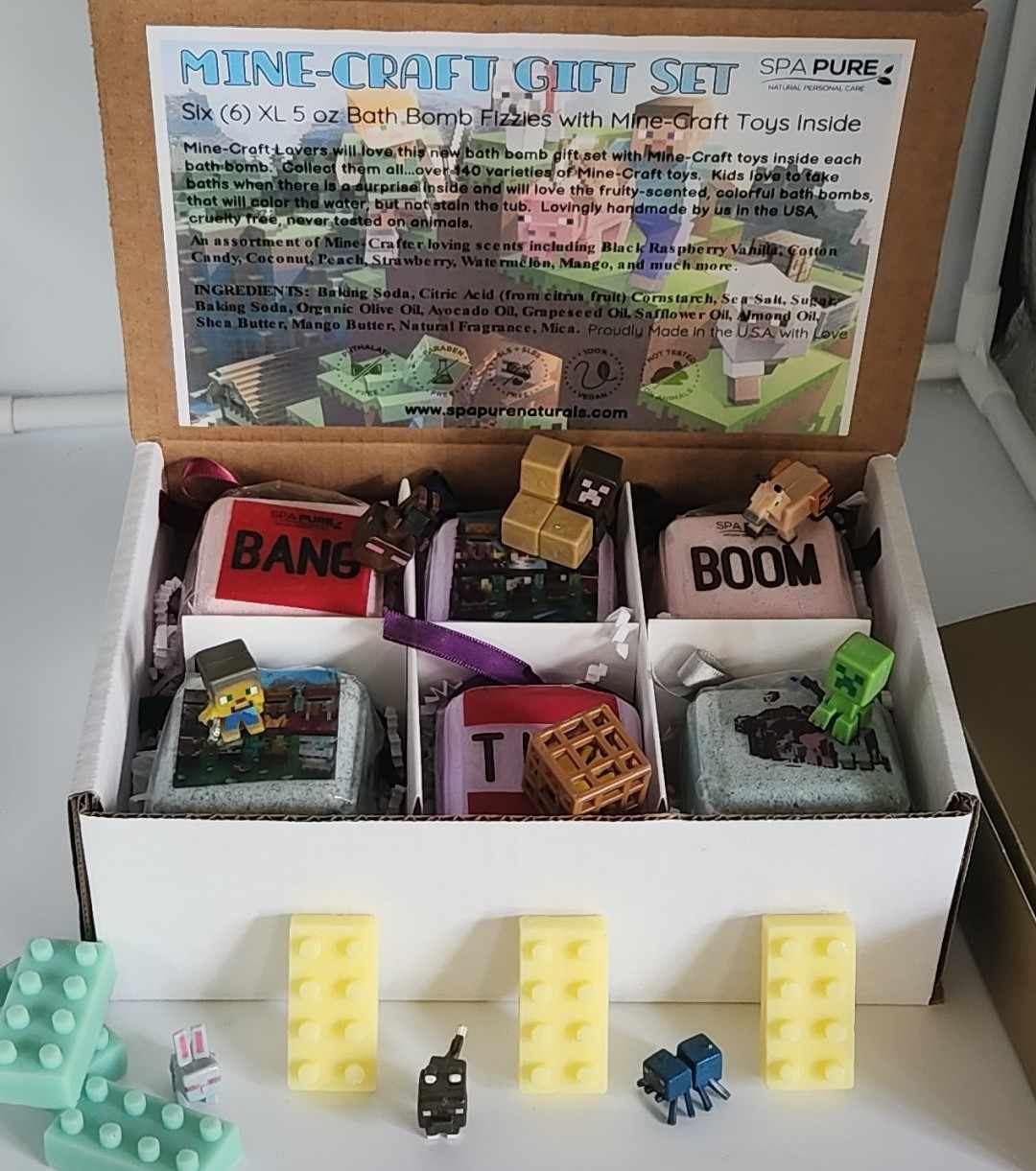 Block Builder Surprise Bath Bomb Gift Set (6 Pack)