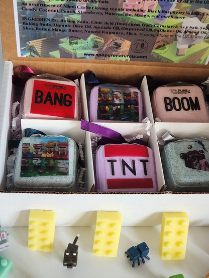 Block Builder Surprise Bath Bomb Gift Set (6 Pack)