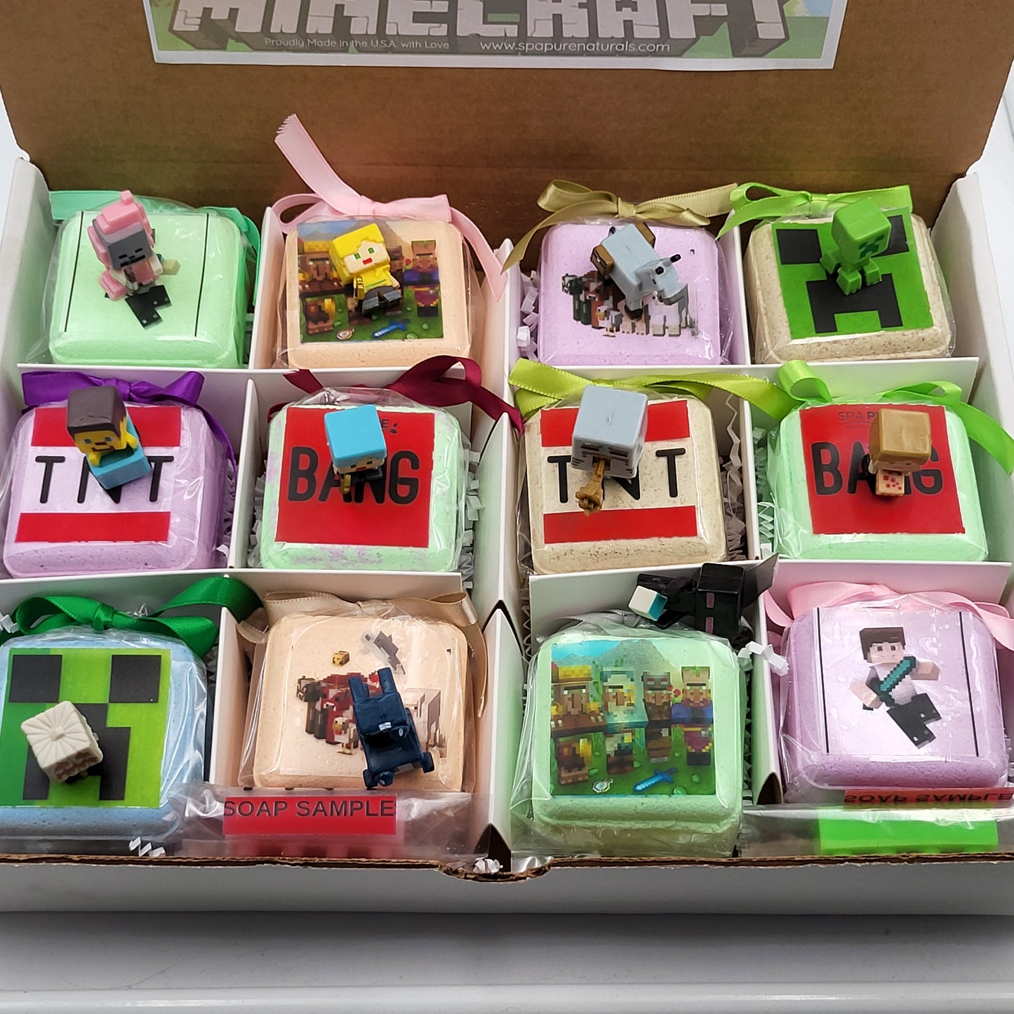 Block Builder Surprise Bath Bomb Gift Set (12 Pack)