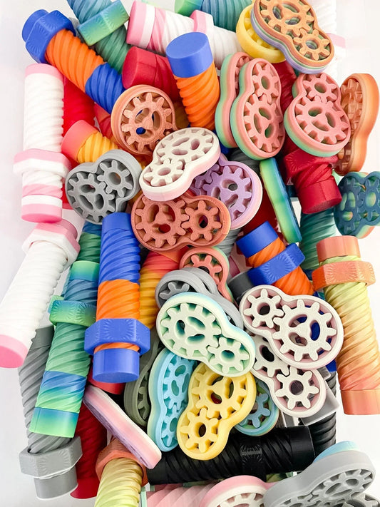 Mixed Bag of Gear Fidgets - Puppy's Aesthetics