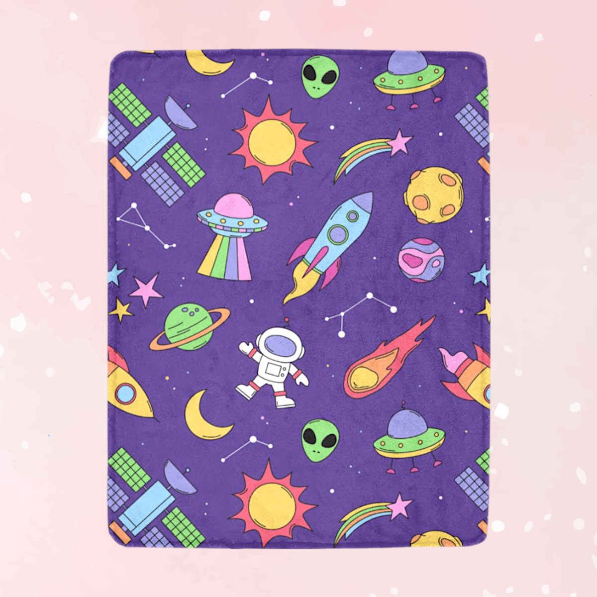 Intergalactic Space Fleece Blankie