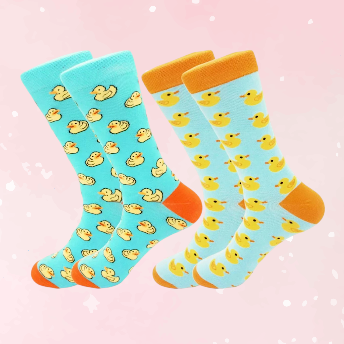 2 Pairs Cute Duckie Socks