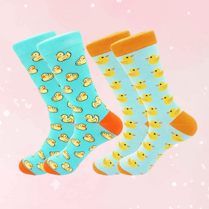 2 Pairs Cute Duckie Socks