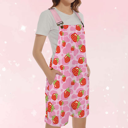 Strawberry Cow Unisex Huggeralls