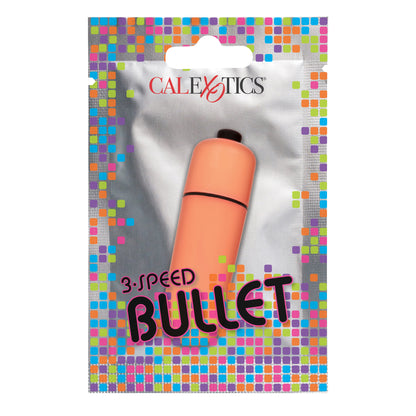 Foil Pack 3-Speed Bullet Massager - Orange