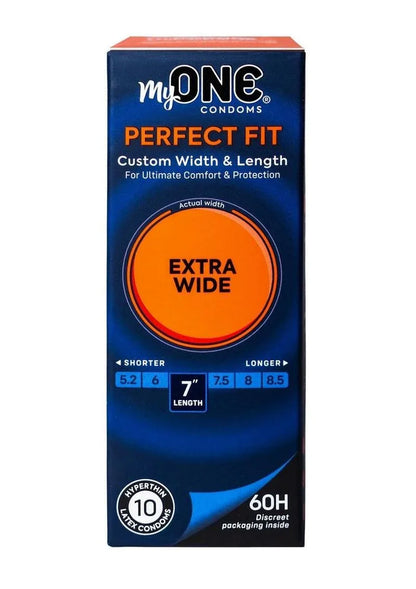 MyONE Extra Wide Condoms – 10 Pack - Puppy's Aesthetics