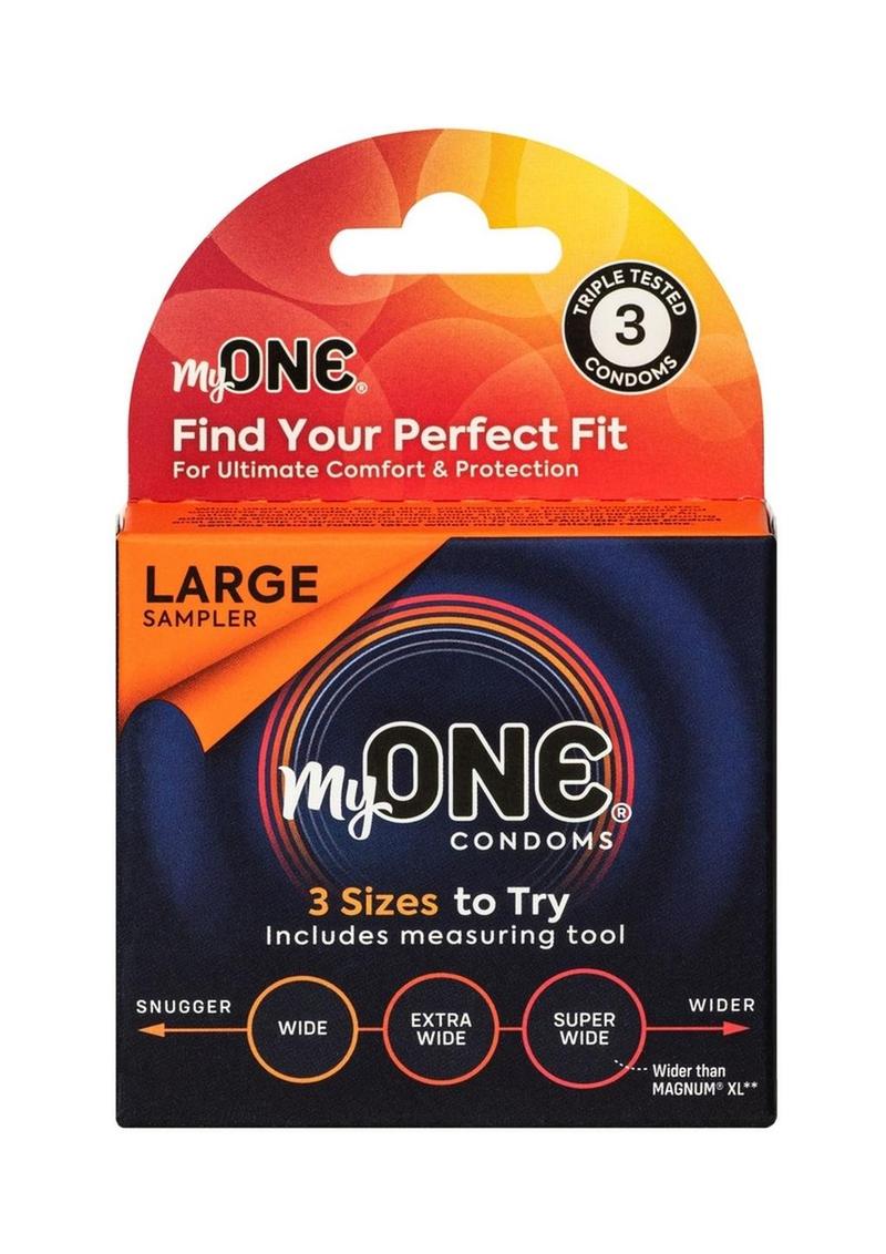 MyONE Large Sampler Condoms – 3 Pack