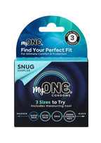 MyONE Snug Sampler Condoms – 3 Pack