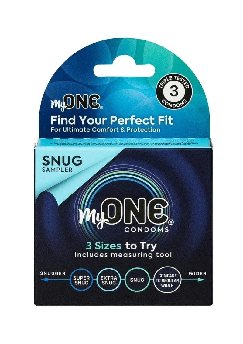 MyONE Snug Sampler Condoms – 3 Pack - Puppy's Aesthetics