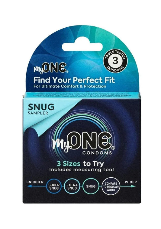 MyONE Snug Sampler Condoms – 3 Pack - Puppy's Aesthetics