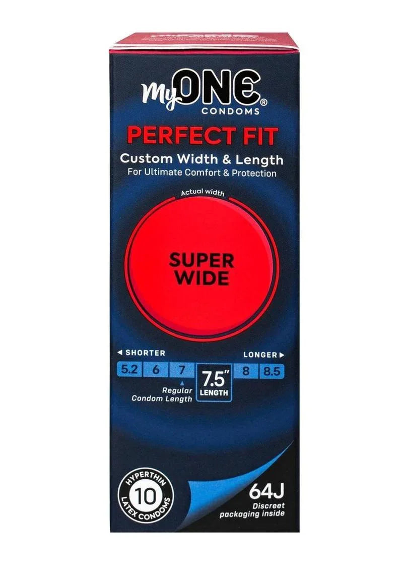 MyONE Super Wide Condoms – 10 Pack - Puppy's Aesthetics
