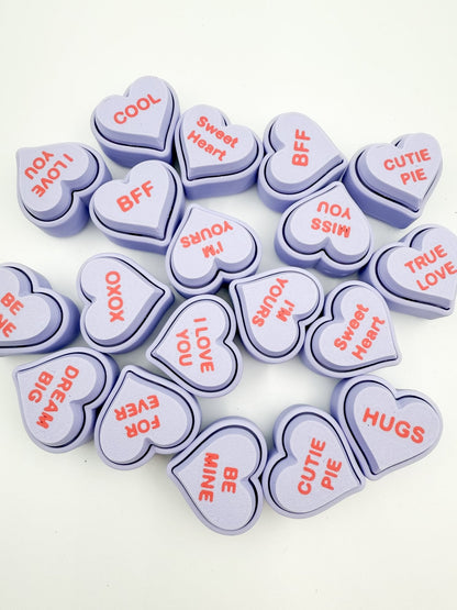 Mystery Pack Conversation Heart Clickers