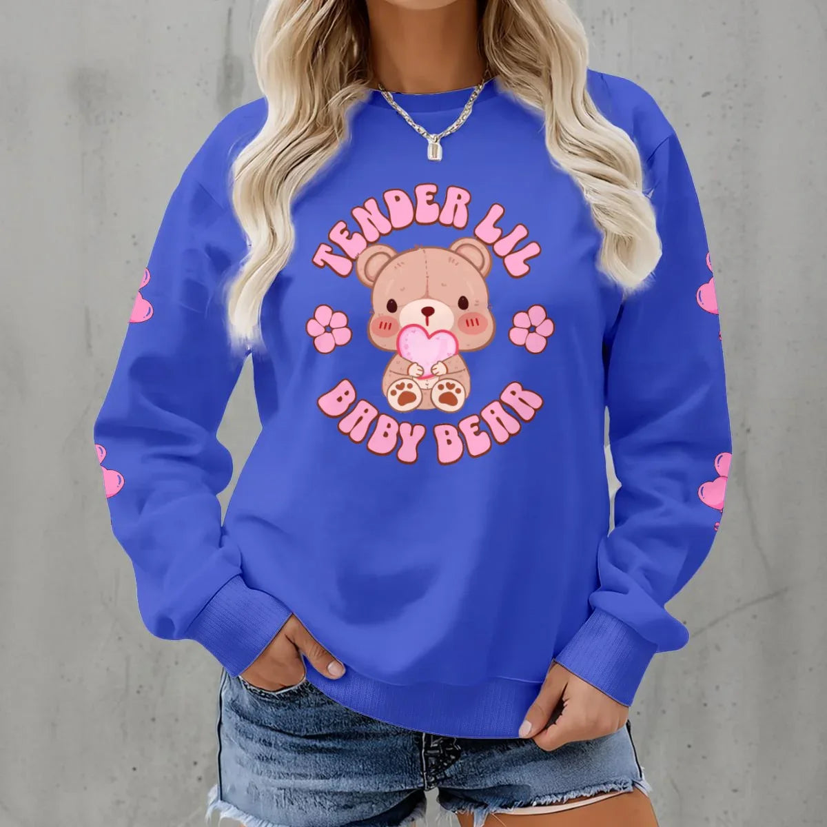 Tender Lil Baby Bear Play Sweater - Puppy's Aesthetics