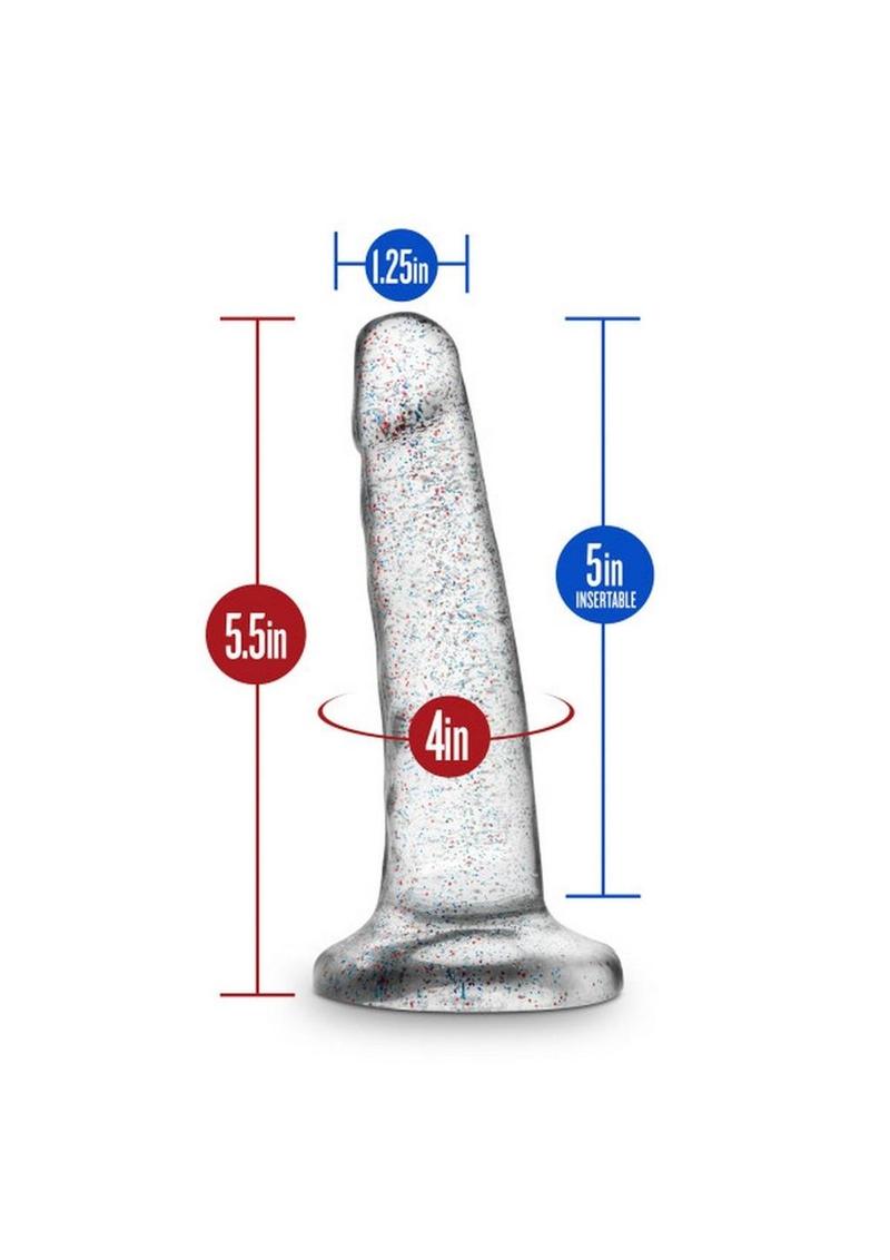 Naturally Yours Glitter Dildo 6in