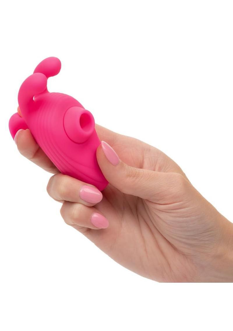 Neon Vibes Kissing Bunny Silicone Vibrator