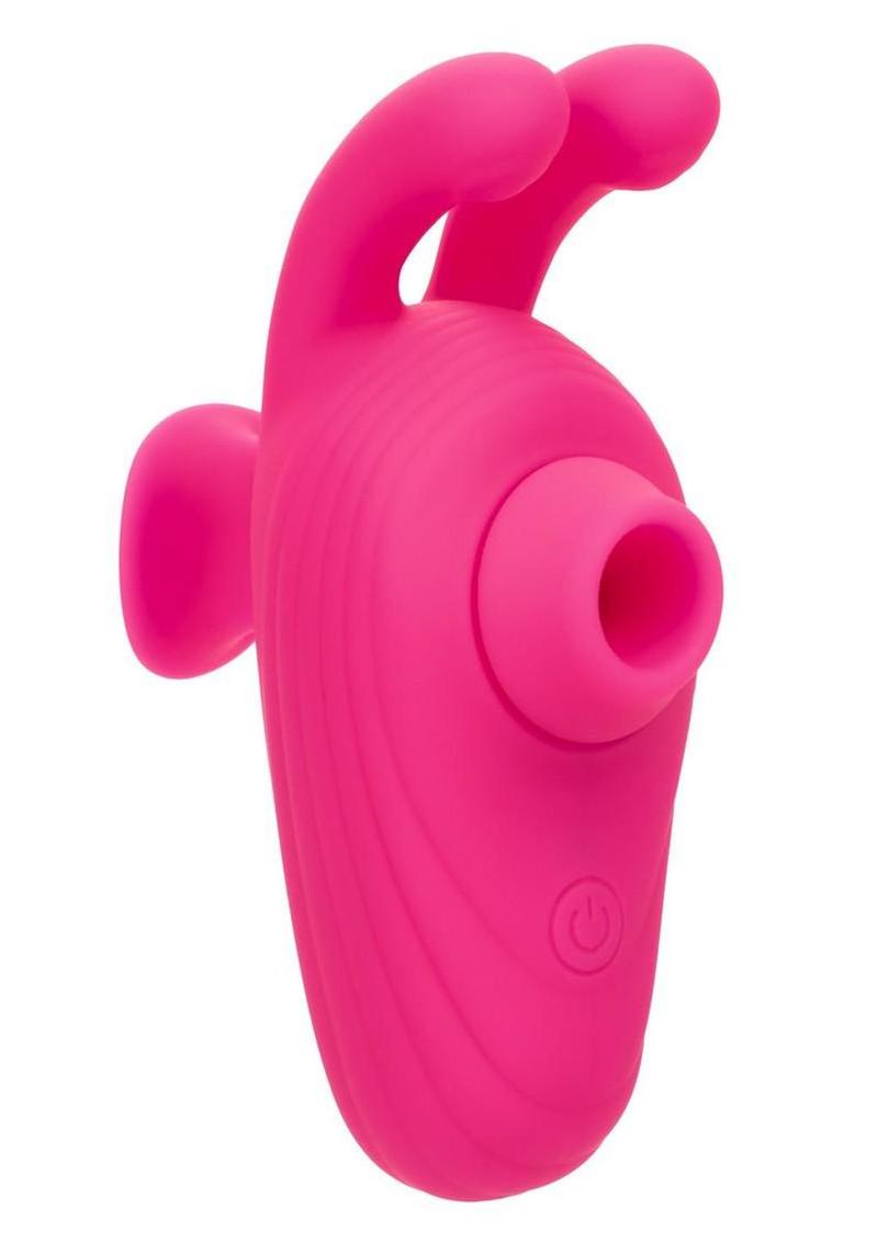 Neon Vibes Kissing Bunny Silicone Vibrator