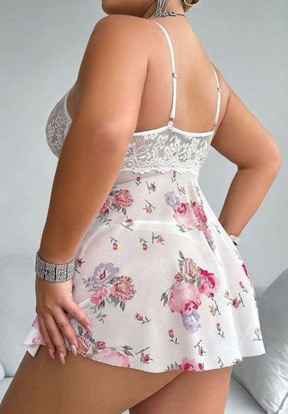 Hearts Aflutter Babydoll (Plus Size)