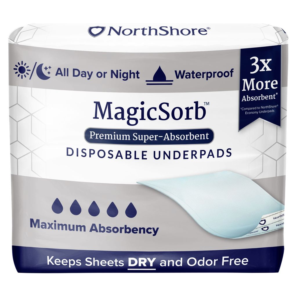 MagicSorb Super-Absorbent Disposable Underpads