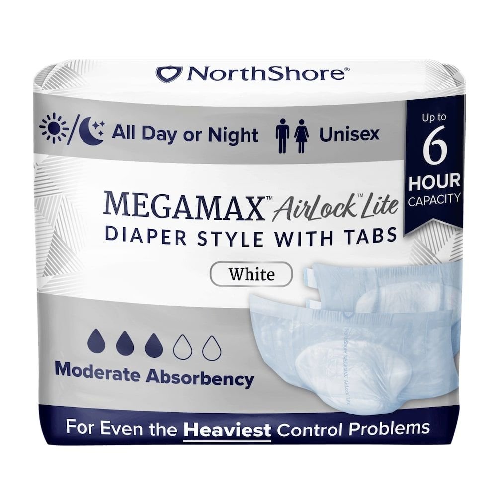 NorthShore MEGAMAX AirLock Lite Adult Diapers - Puppy's Aesthetics
