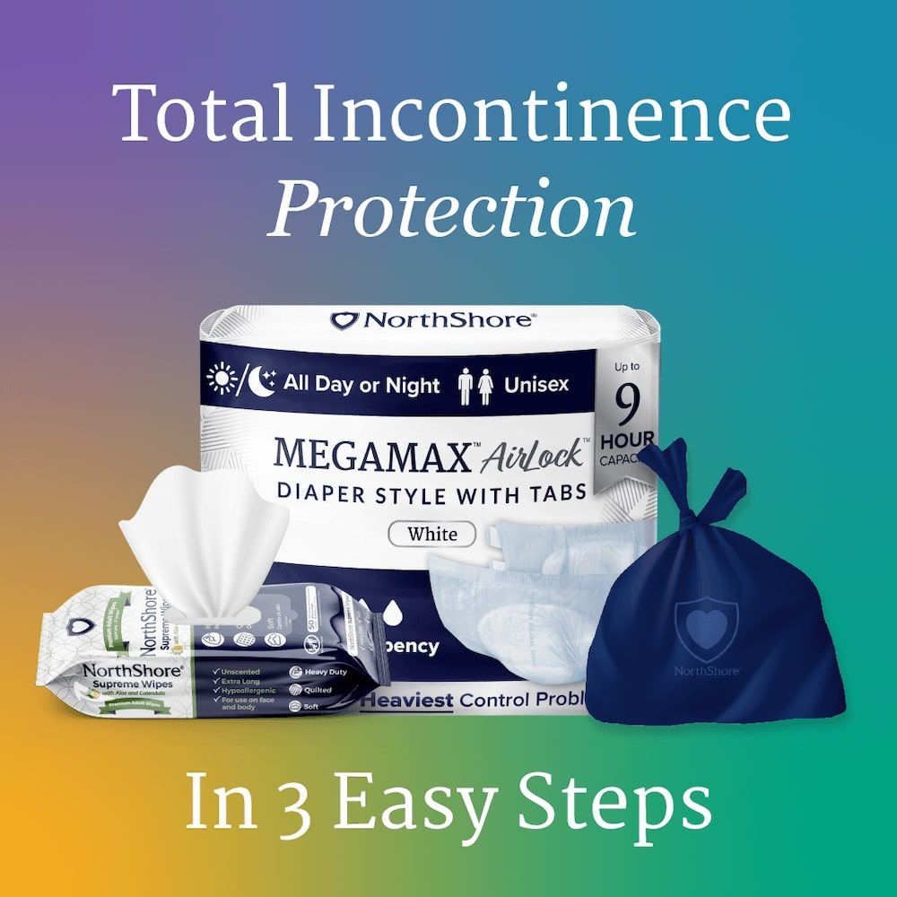 NorthShore MEGAMAX AirLock Adult Diapers