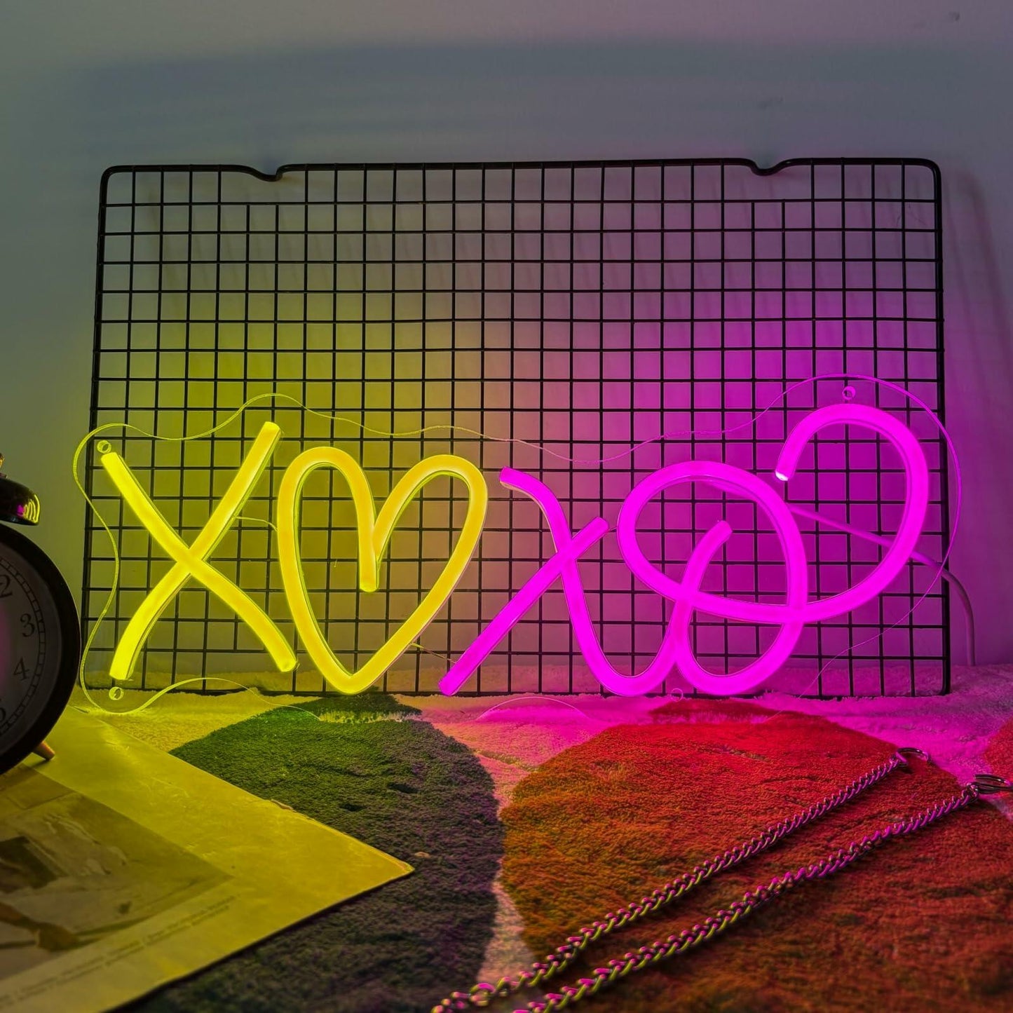 XOXO Heart LED Neon Sign