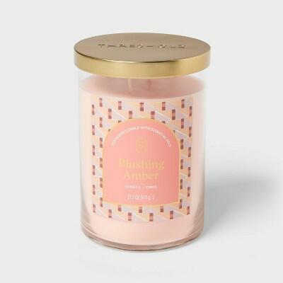 Blushing Amber Double-Wick Glass Jar Candle (21.5 oz)