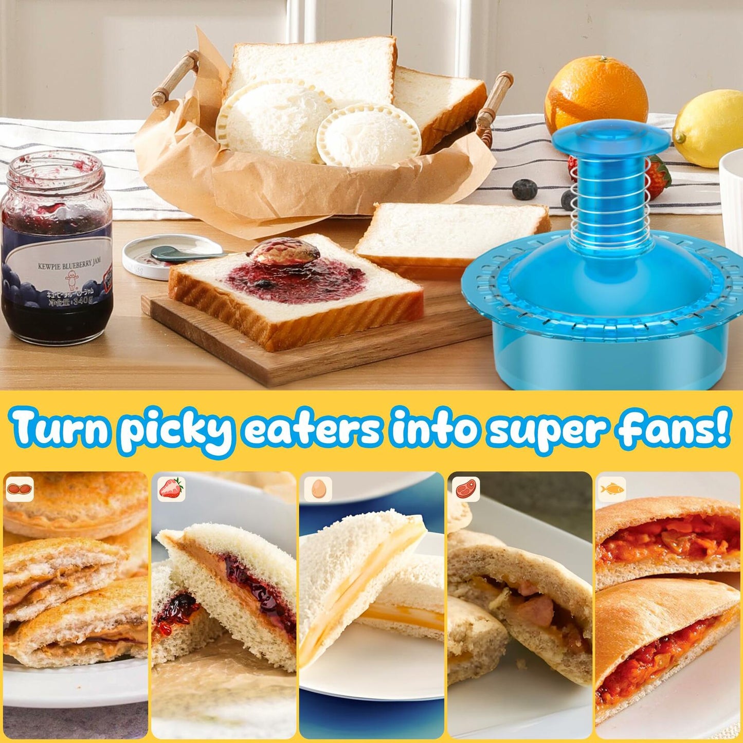 Pocket Picnic Sandwich Cutter & Sealer