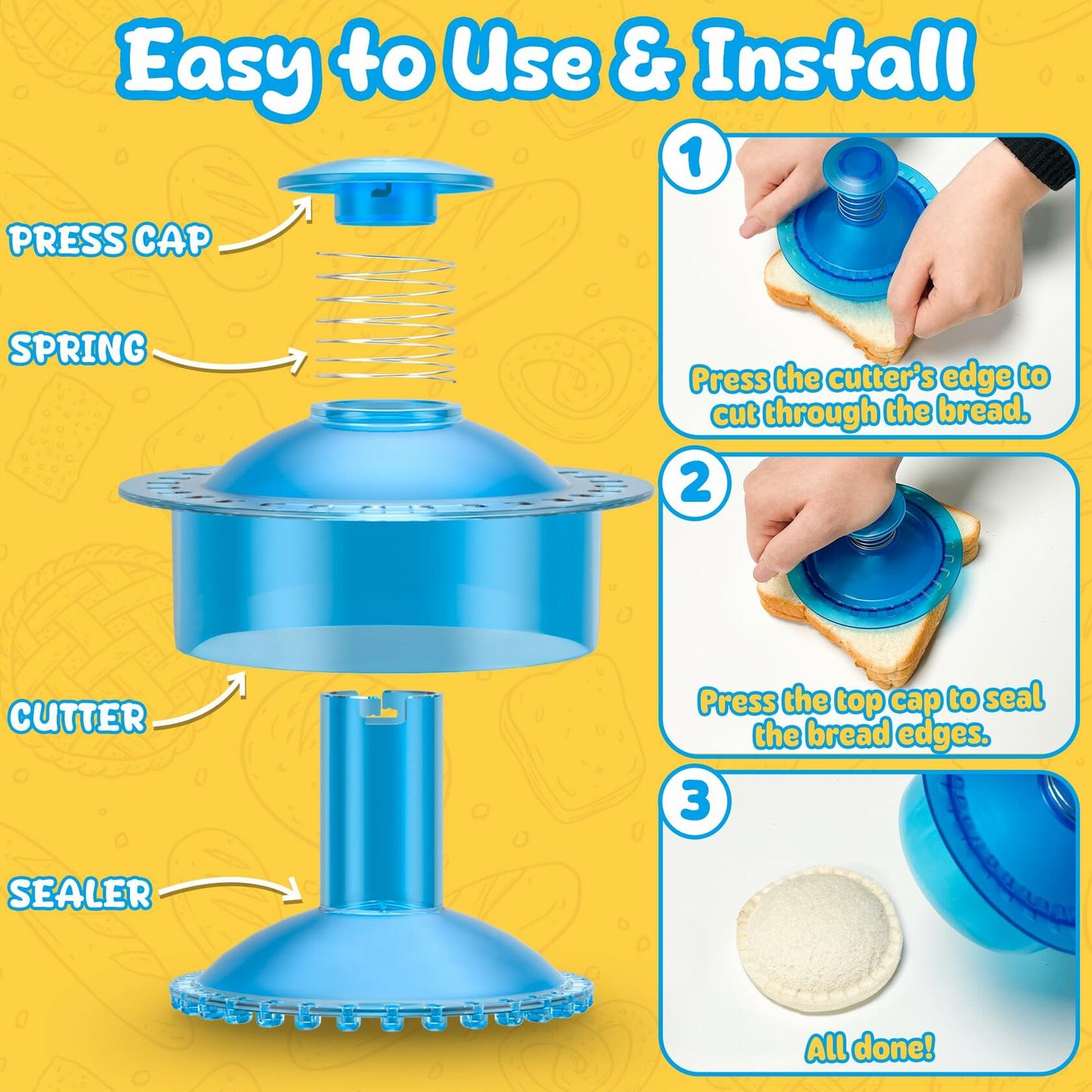 Pocket Picnic Sandwich Cutter & Sealer