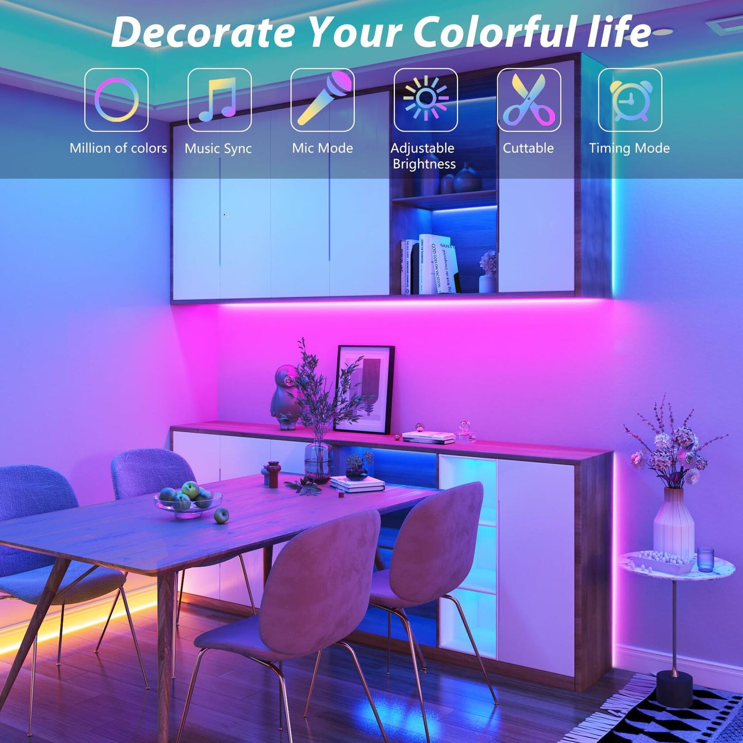 ColorCloud Smart RGB Strip Lights (15.3 ft)
