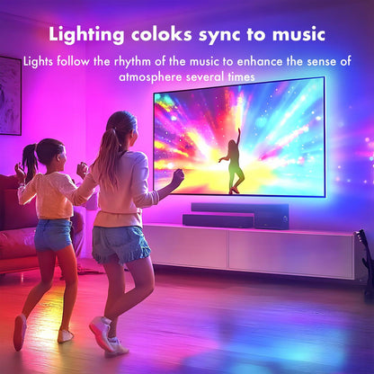 DreamSync Music-Reactive RGB TV Backlight Strip (13.1 ft)