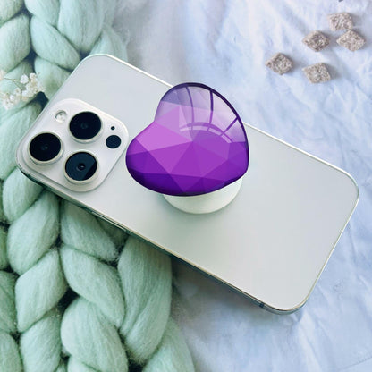 Amethyst Sweetheart Expanding Phone Grip