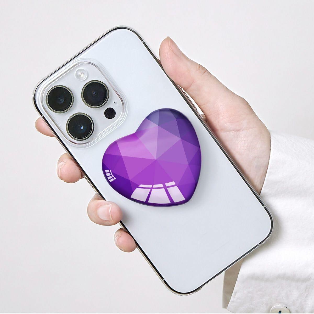 Amethyst Sweetheart Expanding Phone Grip