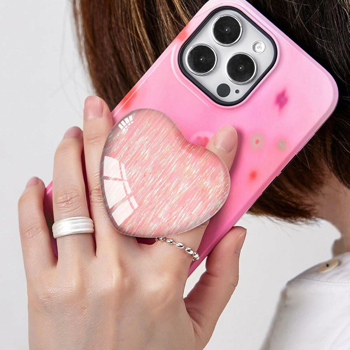 Glass Sweetheart Expanding Phone Grip