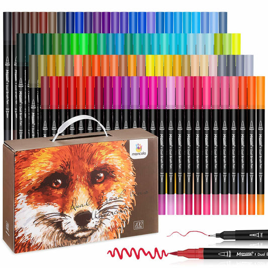 Dual-Tip Art Markers (100 Colors)