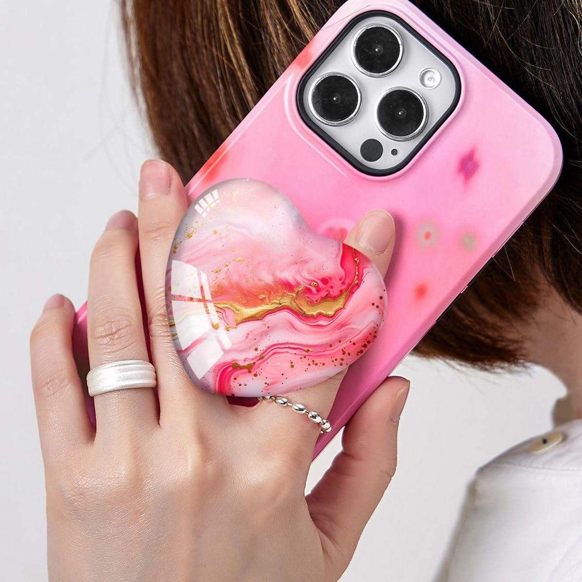 Ruby Swirl Sweetheart Expanding Phone Grip