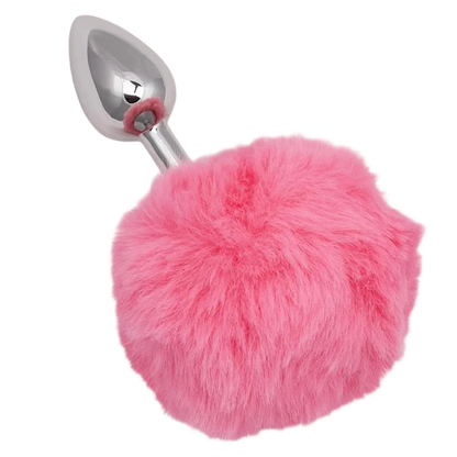Running Wild Faux Fur Bunny Tail Plug - Puppy's Aesthetics - Copy