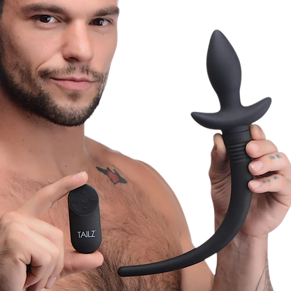 Wag & Vibrate Puppy Tail Plug - Puppy's Aesthetics - Copy