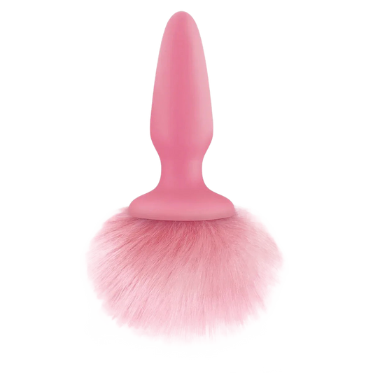 Pink Bunny Tails Silicone Butt Plug - Puppy's Aesthetics - Copy