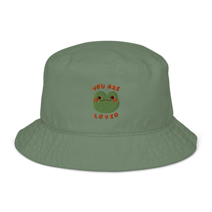 Friendly Froggy Organic bucket hat