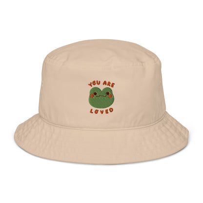 Friendly Froggy Organic bucket hat
