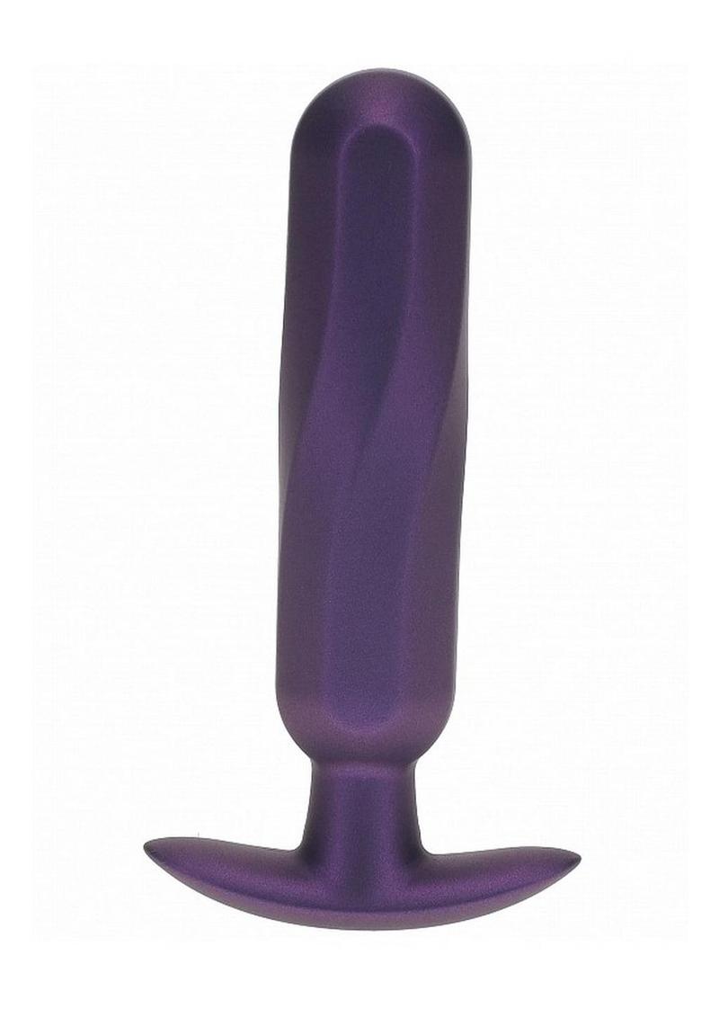 Smooth Silicone Oblong Anal Plug