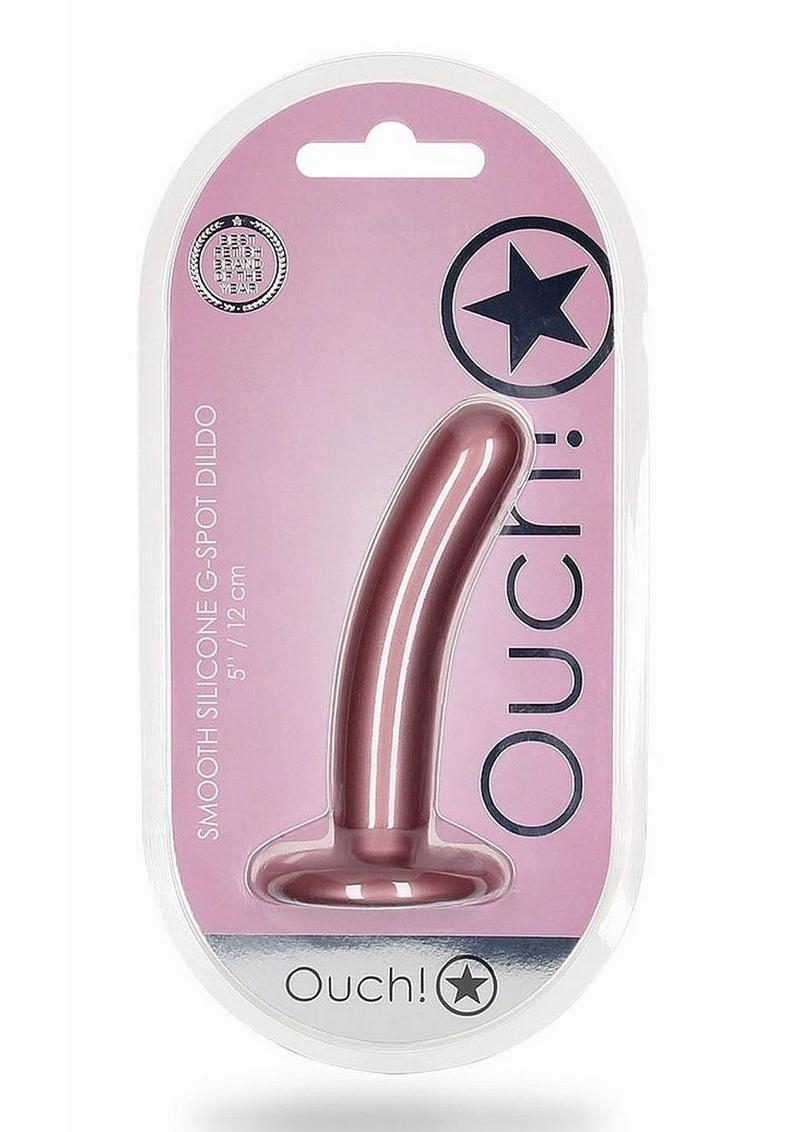 Smooth Silicone Rose G-Spot Dildo