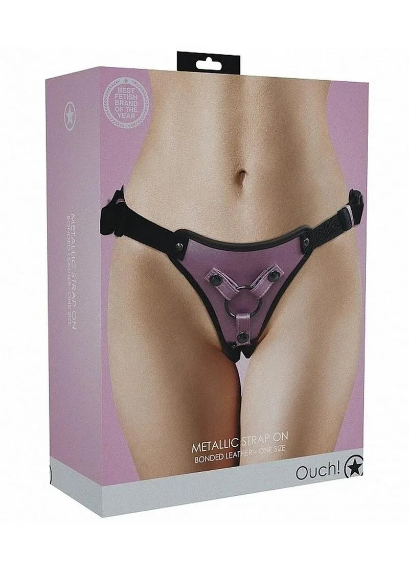 Metallic Rose Strap-On Harness - Puppy's Aesthetics