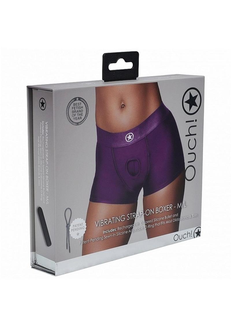 Vibrating Strap-On Boxer With Bullet