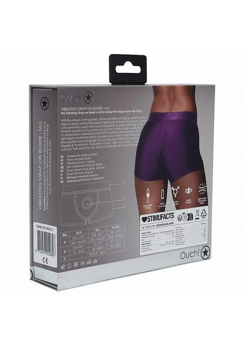 Vibrating Strap-On Boxer With Bullet - Puppy's Aesthetics