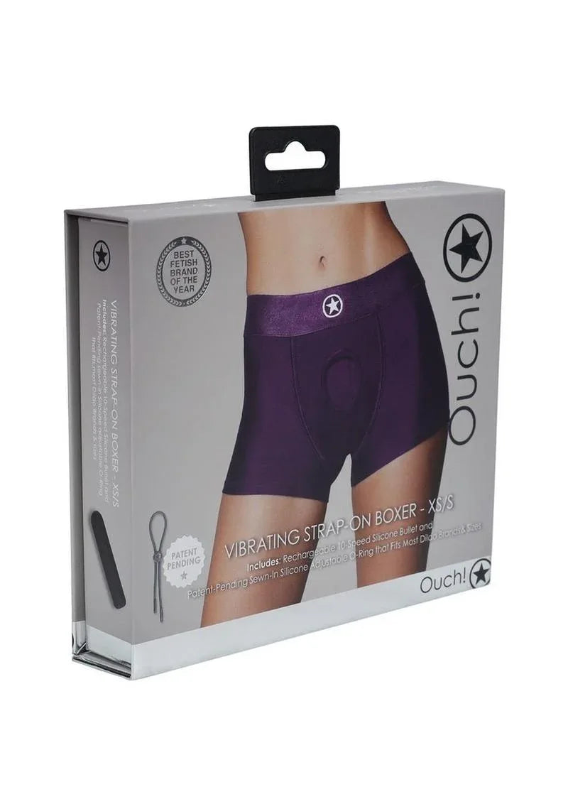 Vibrating Strap-On Boxer With Bullet - Puppy's Aesthetics