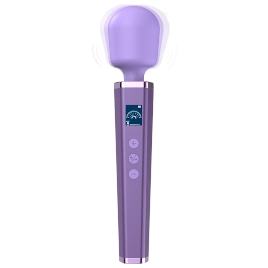 LCD Magic Wand – Powerful Clitoral Vibrator - Puppy's Aesthetics