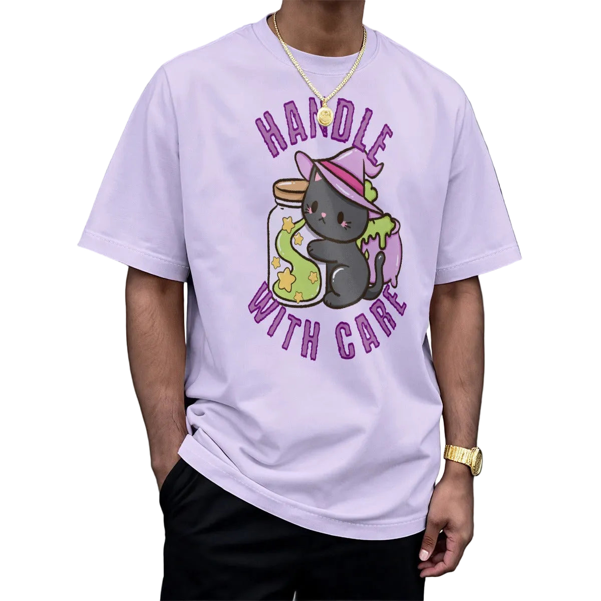 Handle With Care Kitty Unisex Play Tee