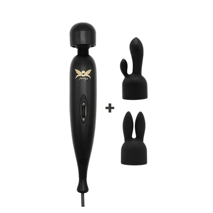 Pixey Turbo Black Edition Wand Massager (Attachments) - Puppy's Aesthetics