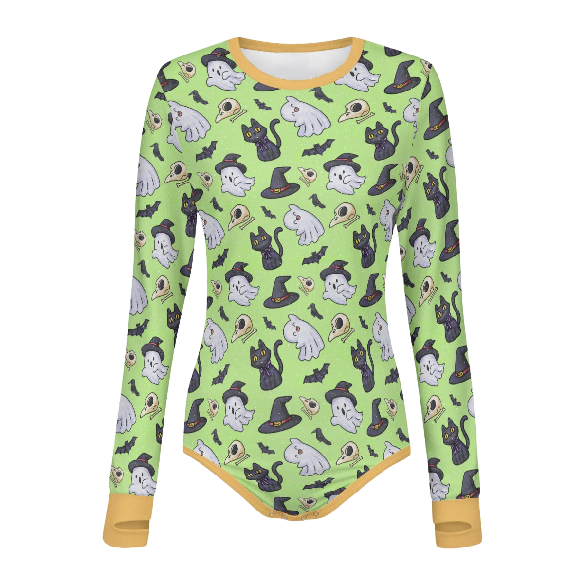 Spooky Paws Long Sleeve CuddleSuit